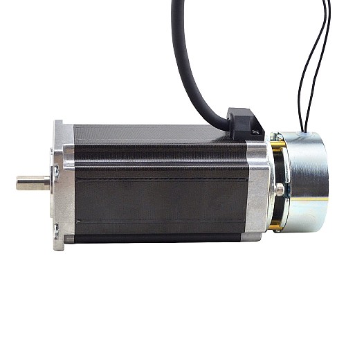 Nema 23 Stepper 3.0Nm(425oz.in) w/ Brake Friction Torque 2.0Nm(283oz.in) - 23HS45-4204D-B200 | StepperOnline CA