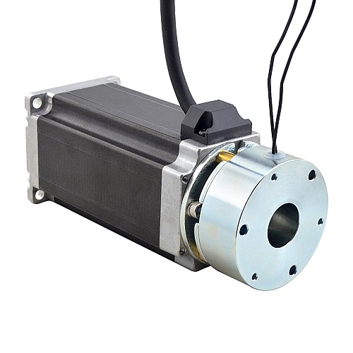 Nema 23 Stepper 3.0Nm(425oz.in) w/ Brake Friction Torque 2.0Nm(283oz.in) - 23HS45-4204D-B200 | StepperOnline CA