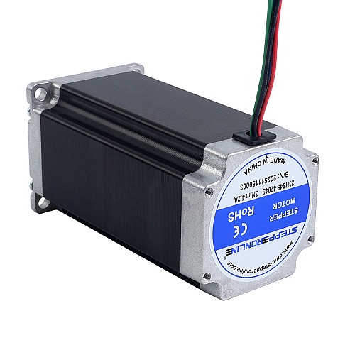 Nema 23 Bipolar 3Nm(425oz.in) 4.2A 57x57x113mm 4 Wires Stepper Motor CNC - 23HS45-4204S | StepperOnline CA