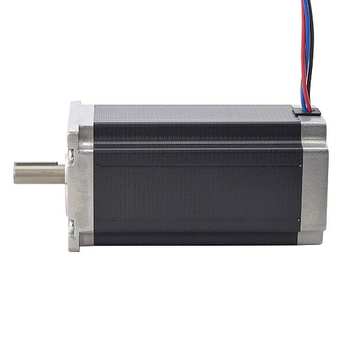 Nema 23 Stepper Motor 3Nm(425oz.in) with 9mm Shaft for NmRV30 Worm Gear Speed Reducer - 23HS45-4204S-RV | StepperOnline CA