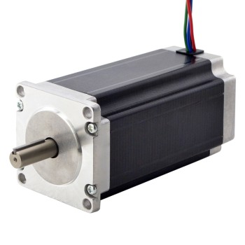 Nema 23 Stepper Motor 3Nm(425oz.in) with 9mm Shaft for NmRV30 Worm Gear Speed Reducer Nema 23 Stepper Motor 3Nm(425oz.in) with 9mm Shaft for NmRV30 Worm Gear Speed Reducer