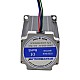 Nema 23 Stepper Motor 3Nm(425oz.in) with 9mm Shaft for NmRV30 Worm Gear Speed Reducer - 23HS45-4204S-RV | StepperOnline CA