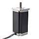 Nema 23 Stepper Motor 3Nm(425oz.in) with 9mm Shaft for NmRV30 Worm Gear Speed Reducer - 23HS45-4204S-RV | StepperOnline CA