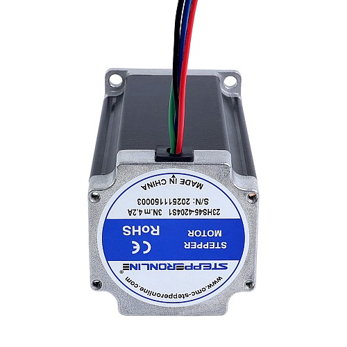 Nema 23 Bipolar 3Nm(425oz.in) 8mm Diameter 4.2A 57x57x113mm 4 Wires Stepper Motor - 23HS45-4204S1 | StepperOnline CA