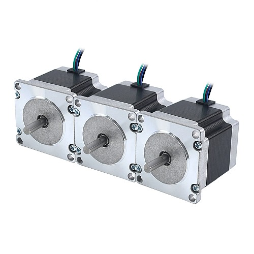 3pcs E Series Nema 23 Stepper Motor Bipolar 1.8deg 1.26Nm(178.4oz.in) 2.8A 57x57x56mm 4 Wires - 3-23HE22-2804S | StepperOnline CA