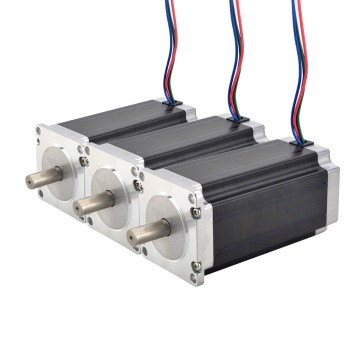 3pcs E Series Nema 23 Bipolar 1.8deg 3.0Nm(425oz.in) 4.2A 57x57x113mm 4 Wires