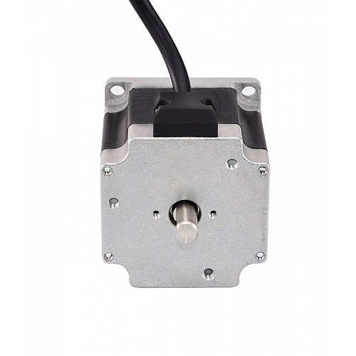 Double Shaft Nema 23 Bipolar 0.9deg 0.9Nm (127.5oz.in) 0.38A 57x57x51mm 4 Wires - 23HM20-0384D | StepperOnline CA