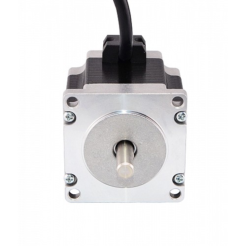 Double Shaft Nema 23 Bipolar 0.9deg 0.9Nm (127.5oz.in) 0.38A 57x57x51mm 4 Wires - 23HM20-0384D | StepperOnline CA