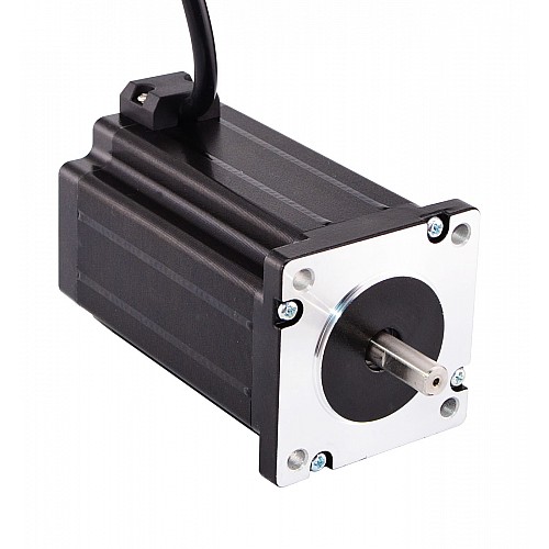 Dual Shaft Nema 23 Stepper Motor 4.2A 4Nm(566oz.in) 60x60x100mm 4 Wires - 24HS39-4204D | StepperOnline CA