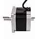 Keyway Dual Shaft Nema 34 CNC Stepper Motor 4.5Nm(637.25oz.in) 5.5A 86x86x80mm - 34HS31-5504D | StepperOnline CA Keyway Dual Shaft Nema 34 CNC Stepper Motor 4.5Nm(637.25oz.in) 5.5A 86x86x80mm - 34HS31-5504D | StepperOnline CA