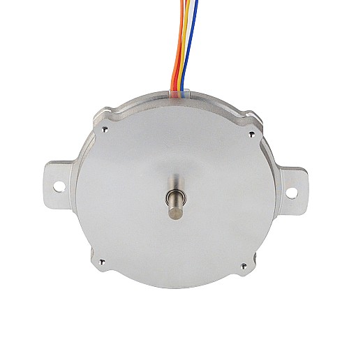 Round Pancake Nema 24 Bipolar 1.8deg 6Ncm(8.5oz.in) 1A Φ60x9.6mm 4 Wires - 24HR04-1004S | StepperOnline CA