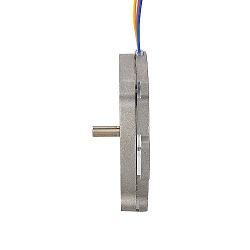 Round Pancake Nema 24 Bipolar 1.8deg 6Ncm(8.5oz.in) 1A Φ60x9.6mm 4 Wires - 24HR04-1004S | StepperOnline CA