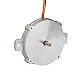 Round Pancake Nema 24 Bipolar 1.8deg 6Ncm(8.5oz.in) 1A Φ60x9.6mm 4 Wires - 24HR04-1004S | StepperOnline CA