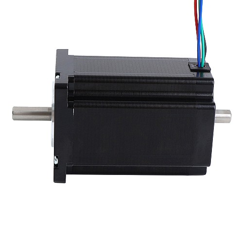 Dual Shaft Nema 23 Bipolar 3.1Nm(439oz.in) 3.5A 60x60x88mm 4 Wires - 24HS34-3504D | StepperOnline CA Dual Shaft Nema 23 Bipolar 3.1Nm(439oz.in) 3.5A 60x60x88mm 4 Wires - 24HS34-3504D | StepperOnline CA
