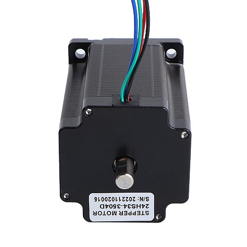 Dual Shaft Nema 23 Bipolar 3.1Nm(439oz.in) 3.5A 60x60x88mm 4 Wires - 24HS34-3504D | StepperOnline CA Dual Shaft Nema 23 Bipolar 3.1Nm(439oz.in) 3.5A 60x60x88mm 4 Wires - 24HS34-3504D | StepperOnline CA