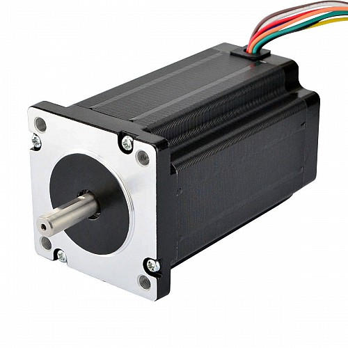 Dual Shaft Nema 23 CNC Stepper Motor 3.4Nm(481.48oz.in) 60x60x100mm 8 Wires - 24HS39-3008D | StepperOnline CA
