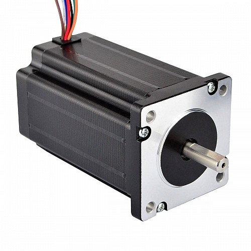 Dual Shaft Nema 23 CNC Stepper Motor 3.4Nm(481.48oz.in) 60x60x100mm 8 Wires - 24HS39-3008D | StepperOnline CA