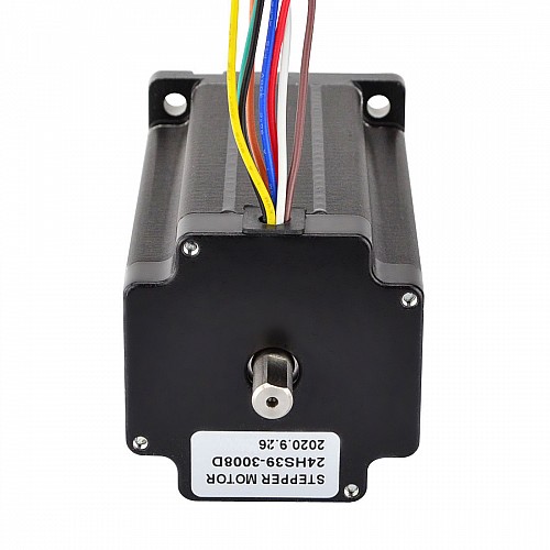 Dual Shaft Nema 23 CNC Stepper Motor 3.4Nm(481.48oz.in) 60x60x100mm 8 Wires - 24HS39-3008D | StepperOnline CA