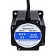 E Series Nema 34 Stepper Motor Bipolar 1.8deg 4.8Nm(679.74oz.in) 6.0A 86x86x80mm 4 Wires - 34HE31-6004S | StepperOnline CA
