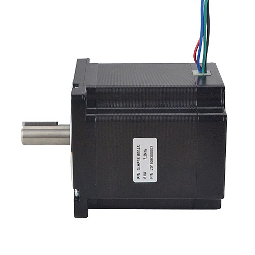P Series Nema 34 Bipolar 1.8deg 7.2Nm(1019.81oz.in) 6.0A 86x86x95.3mm 4 Wires - 34HP38-6004S | StepperOnline CA