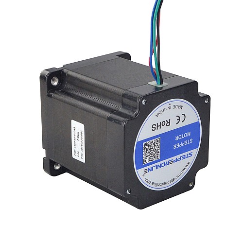 P Series Nema 34 Bipolar 1.8deg 7.2Nm(1019.81oz.in) 6.0A 86x86x95.3mm 4 Wires - 34HP38-6004S | StepperOnline CA