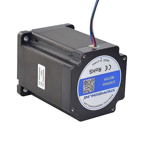 P Series Nema 34 Bipolar 1.8deg 8.2Nm(1161.22oz.in) 6.0A 86x86x112.3mm 4 Wires - 34HP44-6004S | StepperOnline CA
