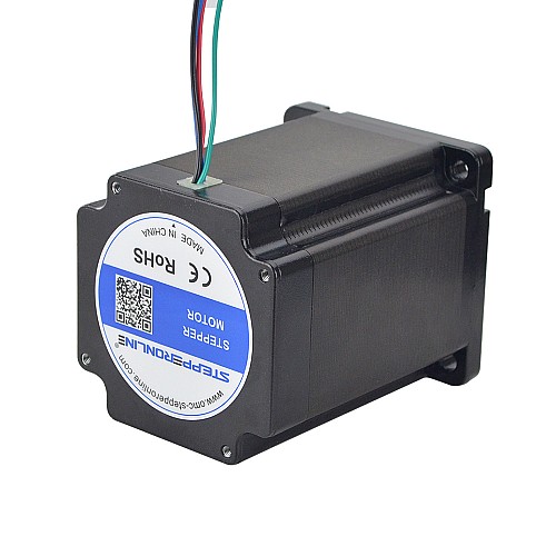 P Series Nema 34 Bipolar 1.8deg 8.2Nm(1161.22oz.in) 6.0A 86x86x112.3mm 4 Wires - 34HP44-6004S | StepperOnline CA