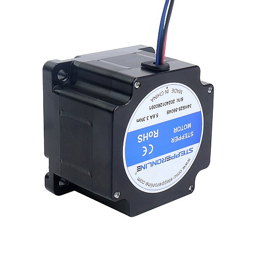 S Series Nema 34 Stepper Motor Bipolar 1.8deg 3.3Nm(467.32oz.in) 5.6A 86x86x64mm 4 Wires - 34HS25-5604S | StepperOnline CA
