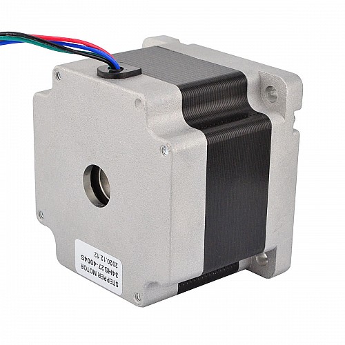 Nema 34 CNC Stepper Motor 3.4Nm(481.48oz.in) 4.0A 85.8x85.8x68mm 4 Wires - 34HS27-4004S | StepperOnline CA
