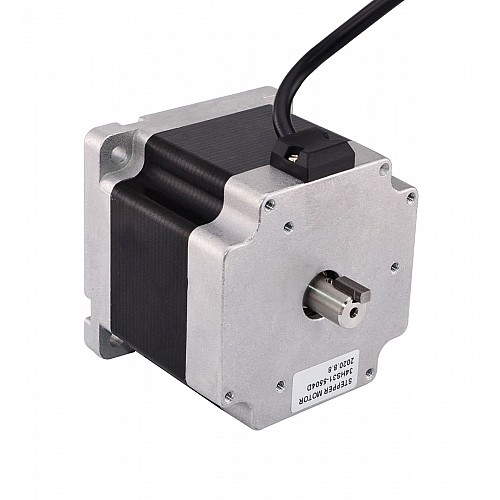 Keyway Dual Shaft Nema 34 CNC Stepper Motor 4.5Nm(637.25oz.in) 5.5A 86x86x80mm - 34HS31-5504D | StepperOnline CA Keyway Dual Shaft Nema 34 CNC Stepper Motor 4.5Nm(637.25oz.in) 5.5A 86x86x80mm - 34HS31-5504D | StepperOnline CA