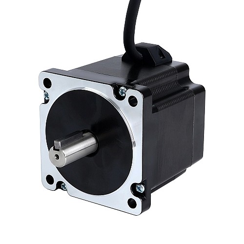 S Series Nema 34 Stepper Motor 4.8Nm(679.74oz.in) 14mm Key-way Shaft 1m Cable - 34HS31-6004S1 | StepperOnline CA