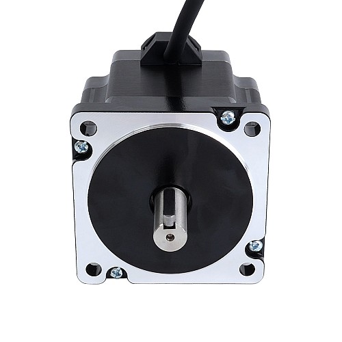 S Series Nema 34 Stepper Motor 4.8Nm(679.74oz.in) 14mm Key-way Shaft 1m Cable - 34HS31-6004S1 | StepperOnline CA