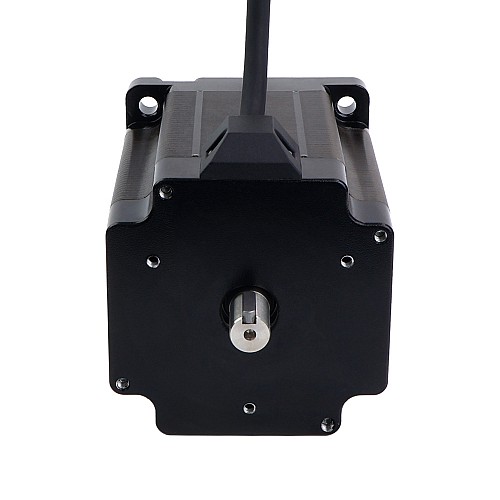 Keyway Dual Shaft Nema 34 Stepper Motor 7.07Nm(1001oz.in) 86x86x98mm 4 Wires - 34HS38-4204D | StepperOnline CA