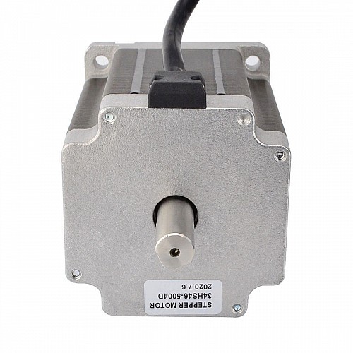 Dual Shaft Nema 34 CNC Stepper Motor 8.5Nm(1204oz.in) 5A 86x86x114mm - 34HS46-5004D | StepperOnline CA Dual Shaft Nema 34 CNC Stepper Motor 8.5Nm(1204oz.in) 5A 86x86x114mm - 34HS46-5004D | StepperOnline CA