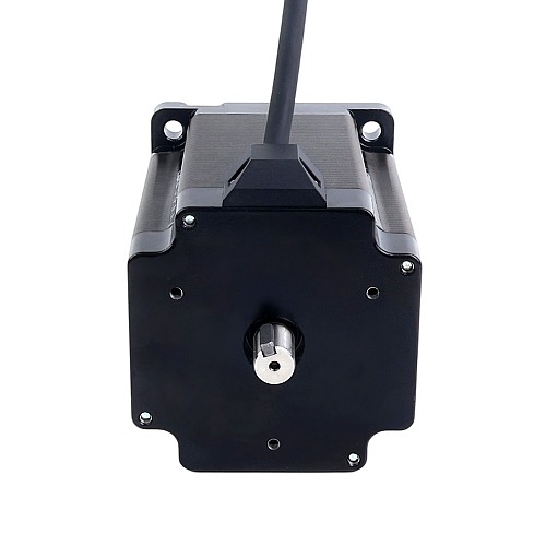 Keyway Dual Shaft Nema 34 CNC Stepper Motor 8.5Nm(1204oz.in) 5A 86x86x114mm - 34HS46-5004D1 | StepperOnline CA Keyway Dual Shaft Nema 34 CNC Stepper Motor 8.5Nm(1204oz.in) 5A 86x86x114mm - 34HS46-5004D1 | StepperOnline CA