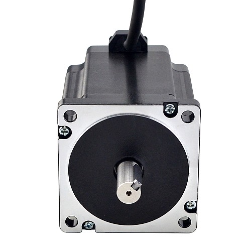 S Series Nema 34 Stepper Motor 8.5Nm(1204oz.in) 14mm Key-way Shaft 1m Cable - 34HS46-6004S1 | StepperOnline CA
