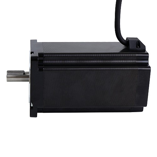 S Series Nema 34 Stepper Motor 13.0Nm(1841oz.in) 14mm Key-way Shaft 1m Cable - 34HS61-6004S1 | StepperOnline CA