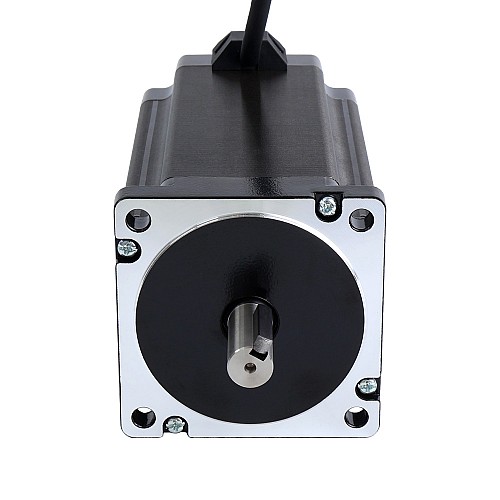 S Series Nema 34 Stepper Motor 13.0Nm(1841oz.in) 14mm Key-way Shaft 1m Cable - 34HS61-6004S1 | StepperOnline CA
