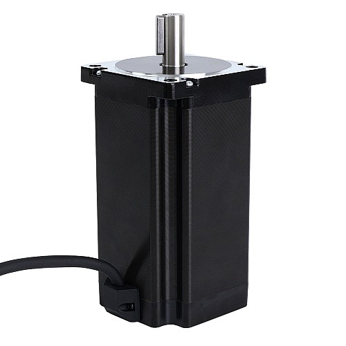S Series Nema 34 Stepper Motor 13.0Nm(1841oz.in) 14mm Key-way Shaft 1m Cable - 34HS61-6004S1 | StepperOnline CA
