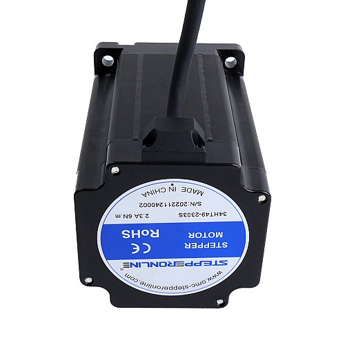 Nema 34 1.2deg 3-phase Stepper Motor 2.3A 6Nm(849.8oz.in) - 34HT49-2303S | StepperOnline CA