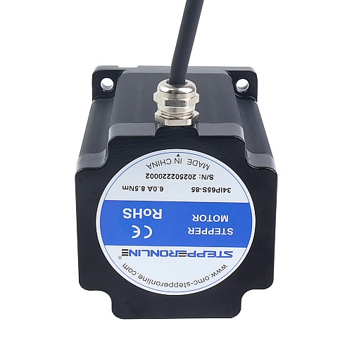 S Series IP65 Waterproof Nema 34 Stepper Motor 6.0A 8.5Nm(1203.94oz.in) - 34IP65S-85 | StepperOnline CA