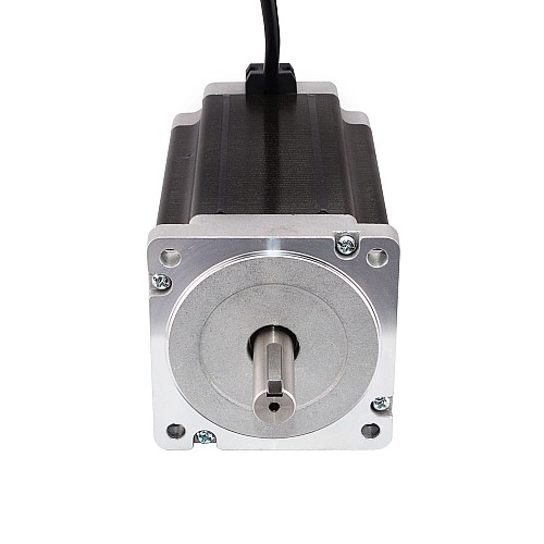 Keyway Dual Shaft Nema 34 Stepper Motor 13Nm(1841oz.in) 5A 86x86x150mm - 34HS59-5004D | StepperOnline CA