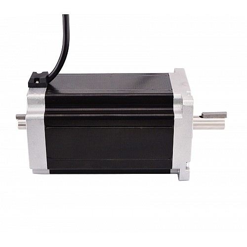 Keyway Dual Shaft Nema 34 Stepper Motor 13Nm(1841oz.in) 5A 86x86x150mm - 34HS59-5004D | StepperOnline CA