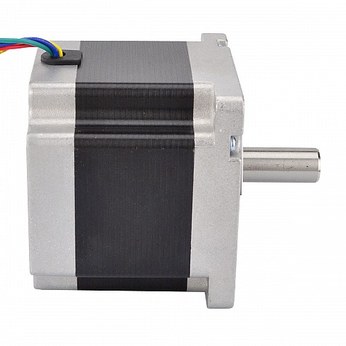 Nema 34 CNC Stepper Motor 4.5Nm(637.25oz.in) 5.5A 86x86x80mm Key Way Shaft - 34HS31-5504S | StepperOnline CA