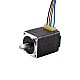 Nema 8 Bipolar 1.8deg 1.4Ncm(1.98oz.in) 0.2A 20x20x28mm 4 Wires - 8HS11-0204S | StepperOnline CA