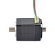 Dual Shaft Nema 8 Hollow Shaft Stepper Motor Bipolar 1.5Ncm(2.12oz.in) 0.49A 20x20x27mm - 8HS12-0494H | StepperOnline CA Dual Shaft Nema 8 Hollow Shaft Stepper Motor Bipolar 1.5Ncm(2.12oz.in) 0.49A 20x20x27mm - 8HS12-0494H | StepperOnline CA