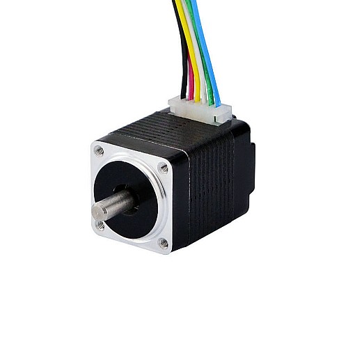 Nema 8 Unipolar 1.8deg 1.8Ncm(2.55oz.in) 0.5A 20x20x28mm 6 Wires - 8HS12-0506S | StepperOnline CA
