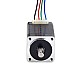 Nema 8 Bipolar 1.8deg 1.8Ncm(2.55oz.in) 0.6A 20x20x34mm 4 Wires - 8HS13-0604S | StepperOnline CA