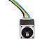 Nema 8 Unipolar 1.8deg 1.8Ncm(2.55oz.in) 0.5A 20x20x28mm 6 Wires - 8HS12-0506S | StepperOnline CA