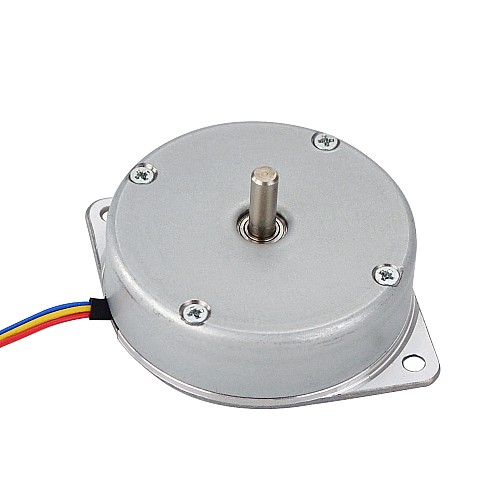 Round Pancake Nema 18 Bipolar 1.8deg 9Ncm(12.75oz.in) 1A Φ46x16mm 4 Wires - 18HR06-1004S | StepperOnline CA